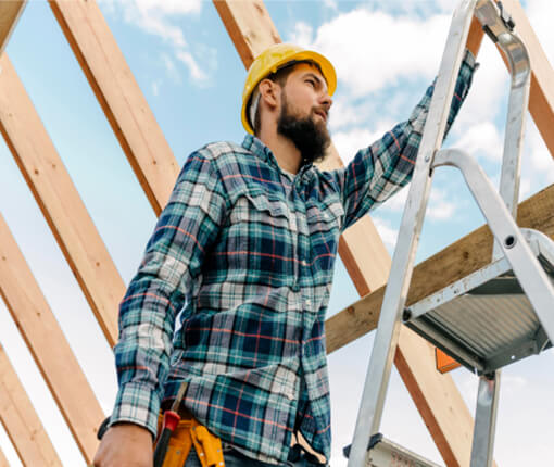 measuring for roof installation